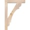 Ekena Millwork Olympic Block Smooth Bracket w/ Offset Brace, Douglas Fir, 5 1/2"W x 26"D x 38"H BKT0604X26X38OLY05SDF - alternate 3